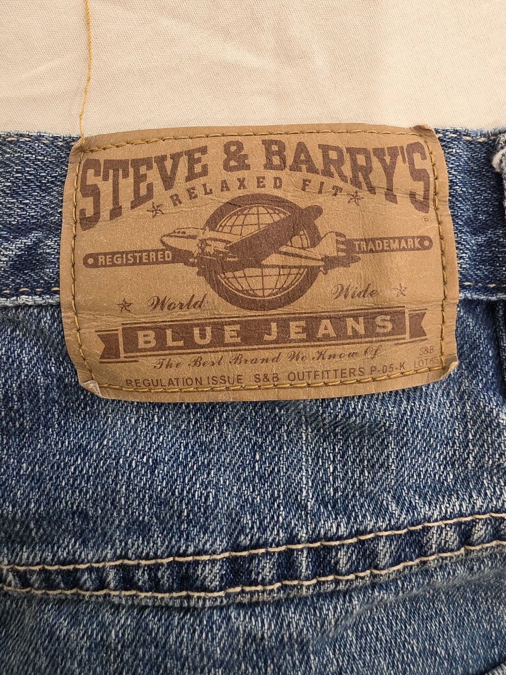 Steve & Barry Men's Blue Jeans Classic Denim Size W42 L30